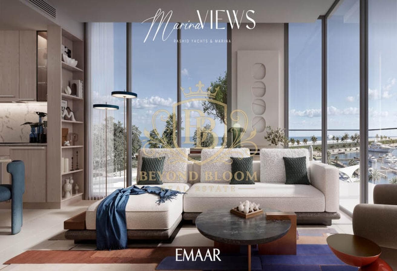 Three-bedroom apartment at Marina Views Tower 3, Mina Rashid — photo 2